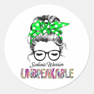 Sticker Rond Cadeaux de soutien au ruban de sensibilisation à l