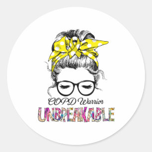 Sticker Rond Cadeaux de soutien au ruban de sensibilisation à l