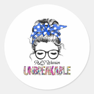 Sticker Rond Cadeaux de soutien au ruban de sensibilisation ALS