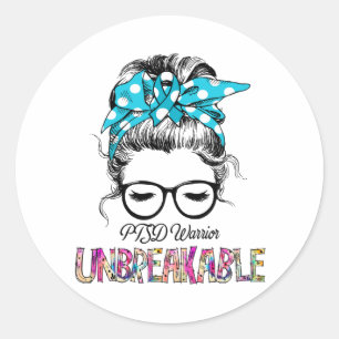 Sticker Rond Cadeaux de soutien au ruban de sensibilisation au