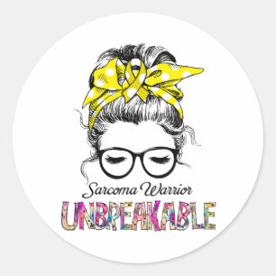 Sticker Rond Cadeaux de soutien au ruban de sensibilisation Sar