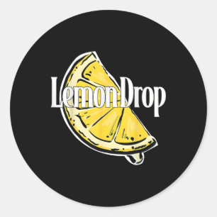 Sticker Rond Cadeaux drôles de citron pour hommes et femmes