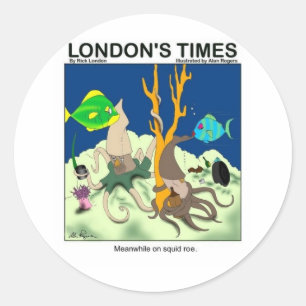 Sticker Rond Cadeaux Drôles T-Shirts & Collections Down On Squi