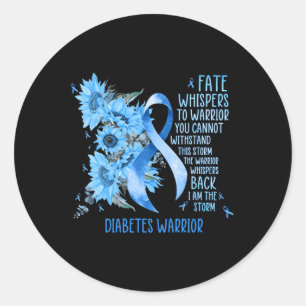 Sticker Rond Cadeaux Du Mois De Sensibilisation Au Diabète Pour