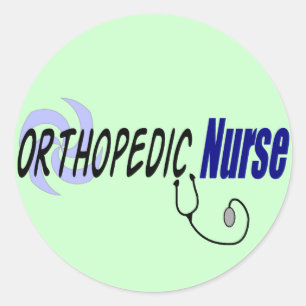 Sticker Rond Cadeaux orthopédiques d'infirmière