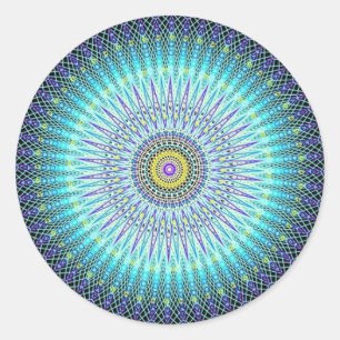 Sticker Rond Cadeaux spirituels Mandala