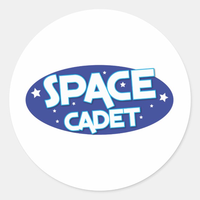 STICKER ROND CADET ESPACE (Devant)