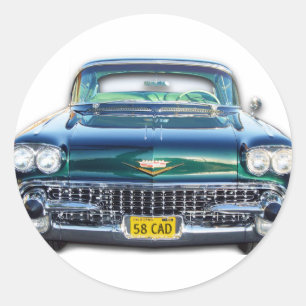 STICKER ROND CADILLAC 1958