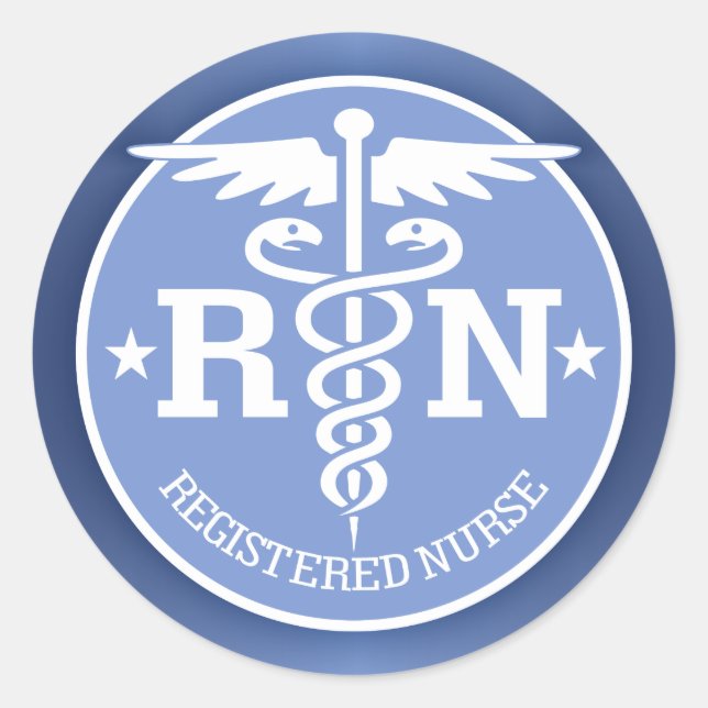 Sticker Rond Caduceus RN 2 (Devant)
