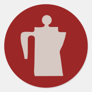 Sticker Rond Café Chuck Wagon - Café Cowboy