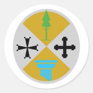 Sticker Rond Calabre, Italie