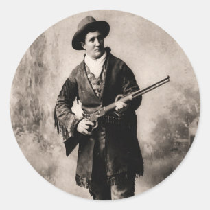 Sticker Rond Calamity Jane 1895