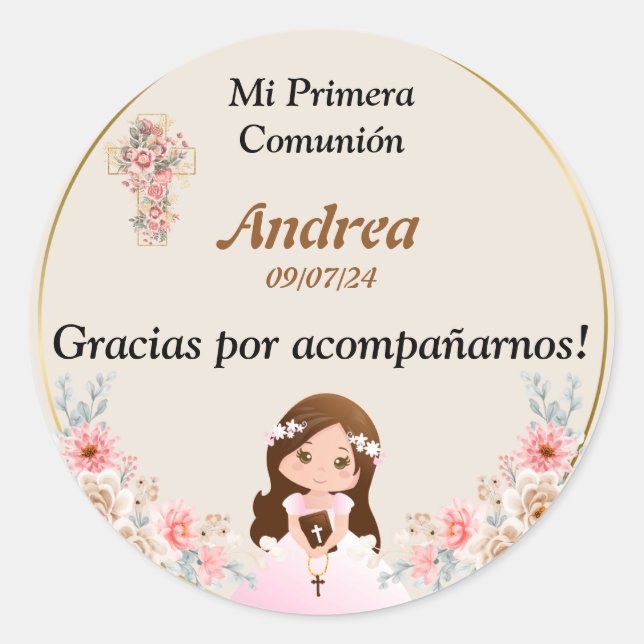 Sticker Rond Calcomanía (Devant)