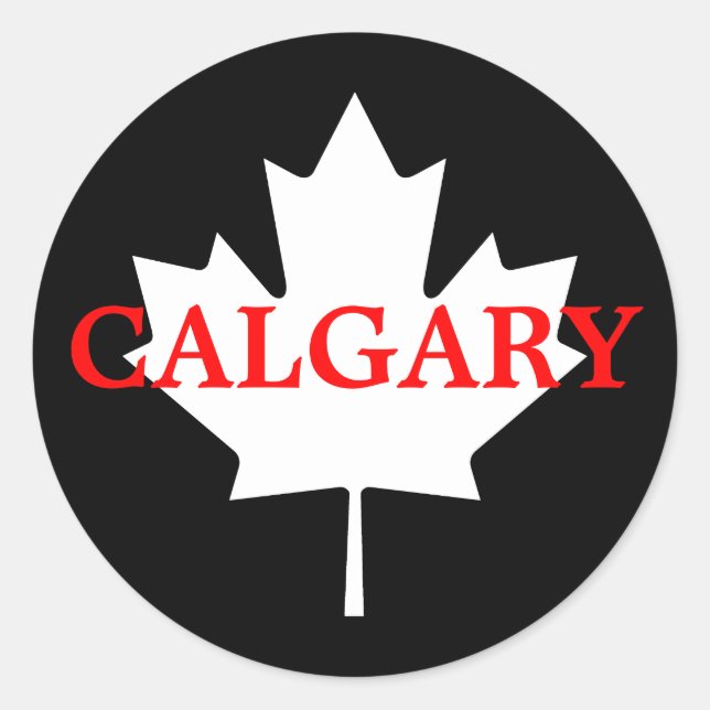 Sticker Rond Calgary (Devant)