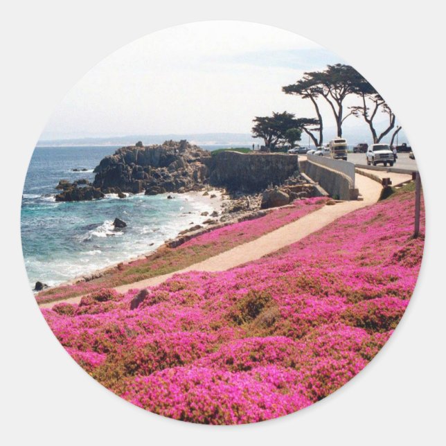 Sticker Rond Calif Pacific Grove-Monterey (Devant)