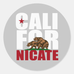 STICKER ROND CALIFORNIER