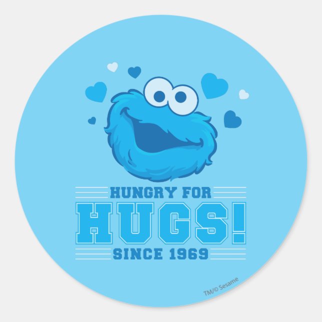 Sticker Rond Câlins du monstre des cookies (Devant)