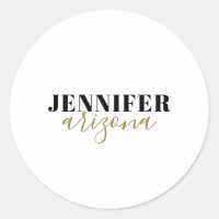 Calligraphie Elegant Plain Ajouter son propre nom