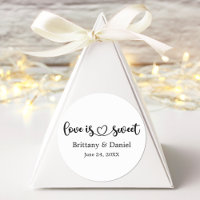Calligraphie L'Amour Du Coeur Est Un Mariage Sucré