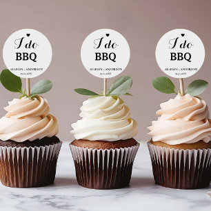 Sticker Rond Calligraphie moderne i do barbecue douche nuptiale