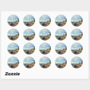 Sticker Rond Calme de Vormsi