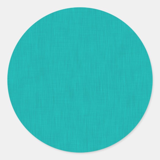 Sticker Rond Calme & simple Fond texturé turquoise (Devant)