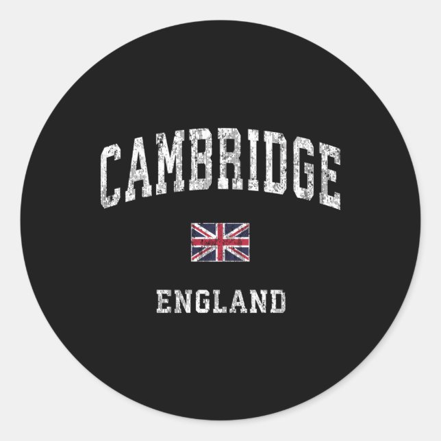 Sticker Rond Cambridge Angleterre Sports sportifs (Devant)