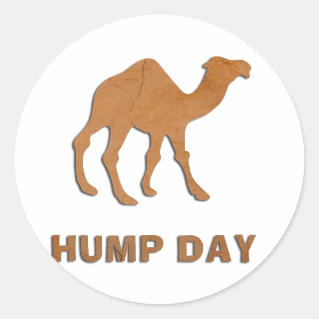 STICKER ROND CAMEL DE JOURNÉE HUMP VINTAGE (Devant)