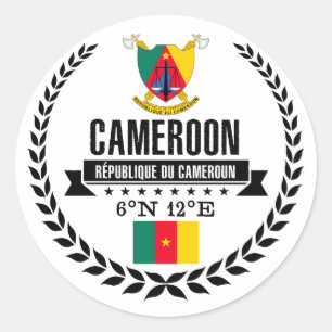 Sticker Rond Cameroun