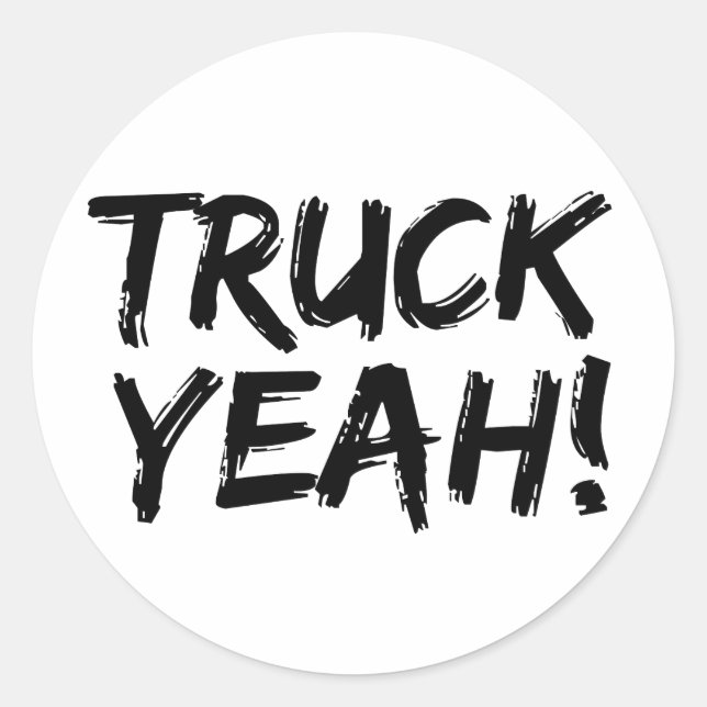 Sticker Rond Camion Ouais (Devant)
