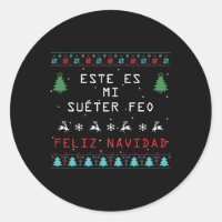 Camisa De Navidad Suã©Ter Feed Mal En Espagnol