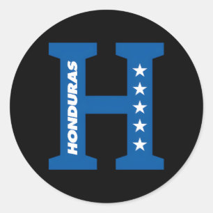 Sticker Rond Camisas De Honduras Camisas Catrachas Du Honduras