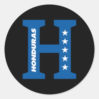 Sticker Rond Camisas De Honduras Camisas Catrachas Du Honduras