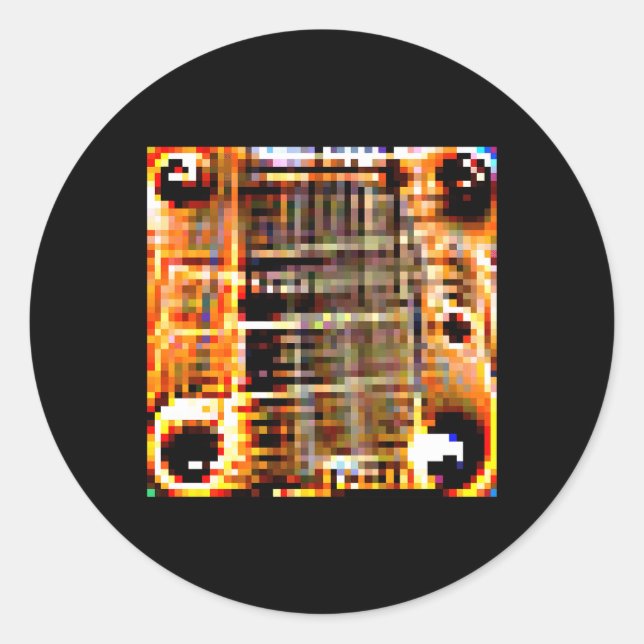 Sticker Rond Camouflage anti-facial Inv (Devant)