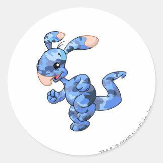 Sticker Rond Camouflage de Blumaroo
