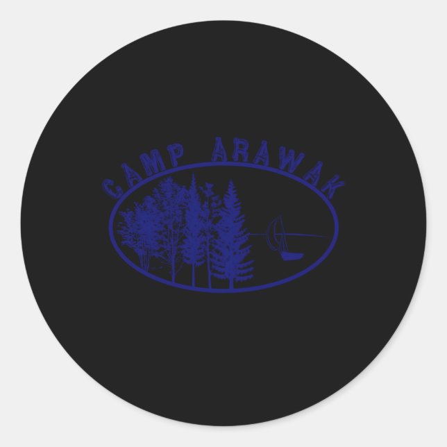 Sticker Rond Camp Arawak (Devant)