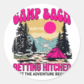 Sticker Rond Camp Bach Team Bride Se Faire Hitler Laissez L'Adv