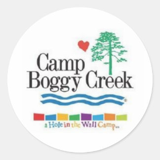 Sticker Rond Camp Boggy Creek