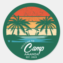 Camp de plage personnalisé Bachelorette Party pers