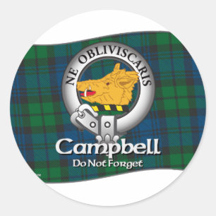 Sticker Rond Campbell Clan