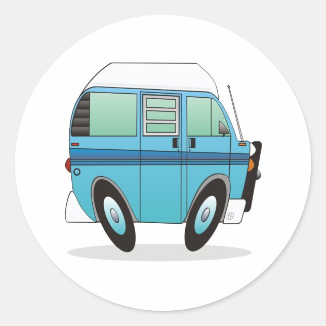 Sticker Rond Camper (Devant)
