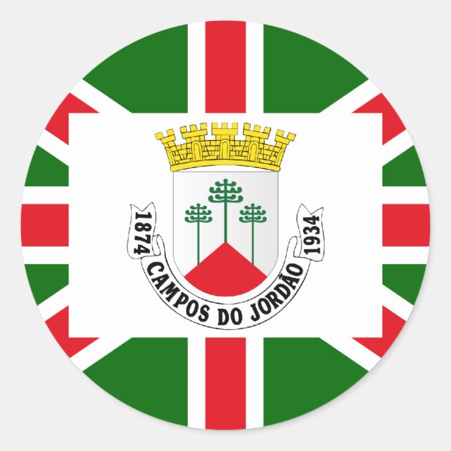 Sticker Rond Camposdo Jordao, Brésil (Devant)