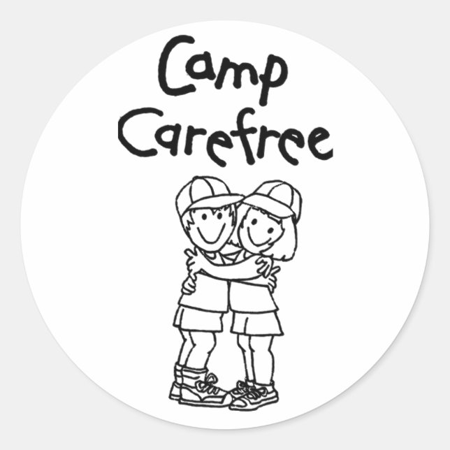 sticker rond | Camps Carefree Produits (Devant)