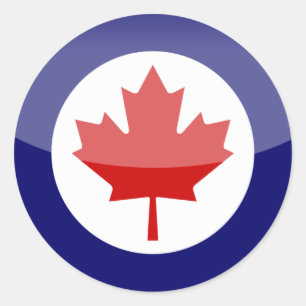 Sticker Rond Canada