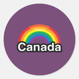 STICKER ROND CANADA