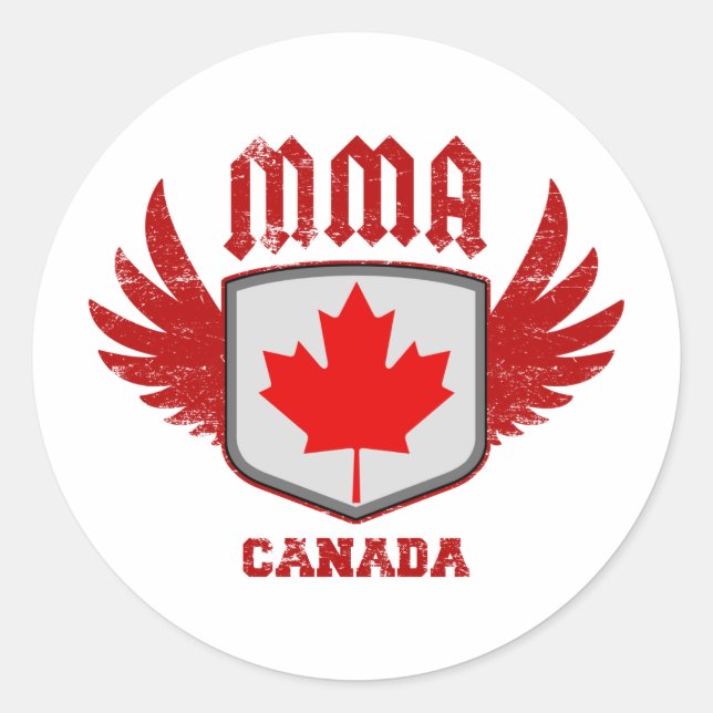 Sticker Rond Canada (Devant)