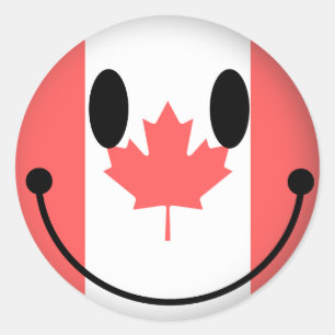 Sticker Rond Canada