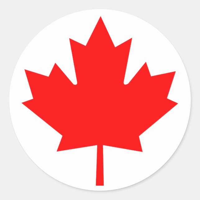 Sticker Rond Canada (Devant)