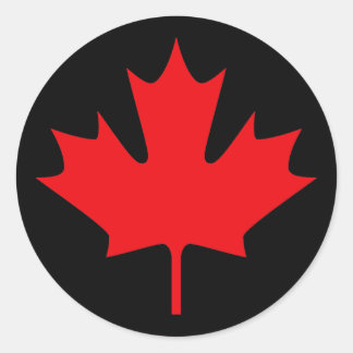 Sticker Rond Canada