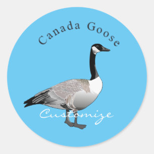Sticker Rond Canada Goose Gander Thunder_Cove